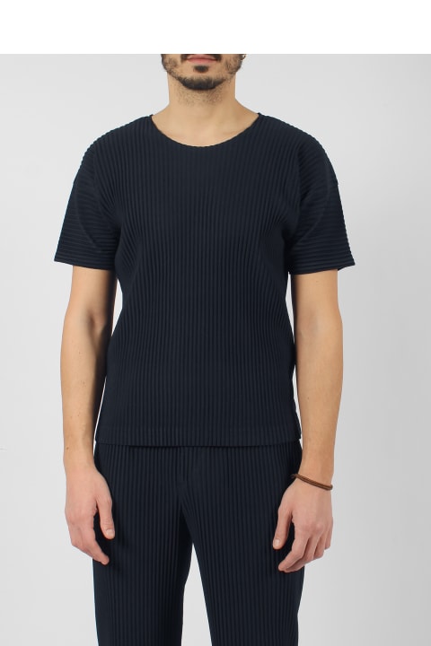 Fashion for Women Homme Plissé Issey Miyake Basic Pleated T-shirt