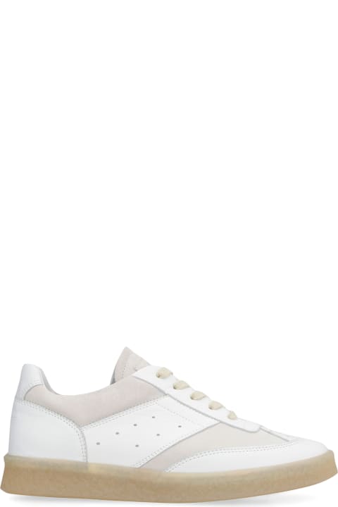 MM6 Maison Margiela for Women MM6 Maison Margiela Leather And Suede Sneakers