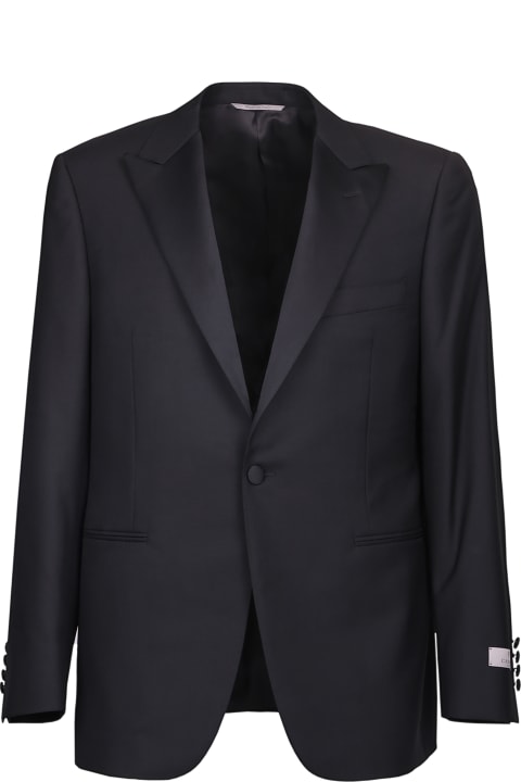 メンズ スーツ Canali Black Suit