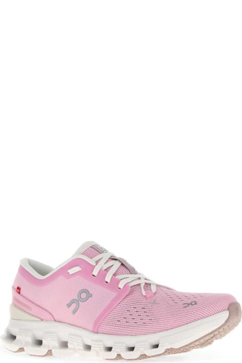 ON for Kids ON Pink Fabric Cloud X 4 Sneakers