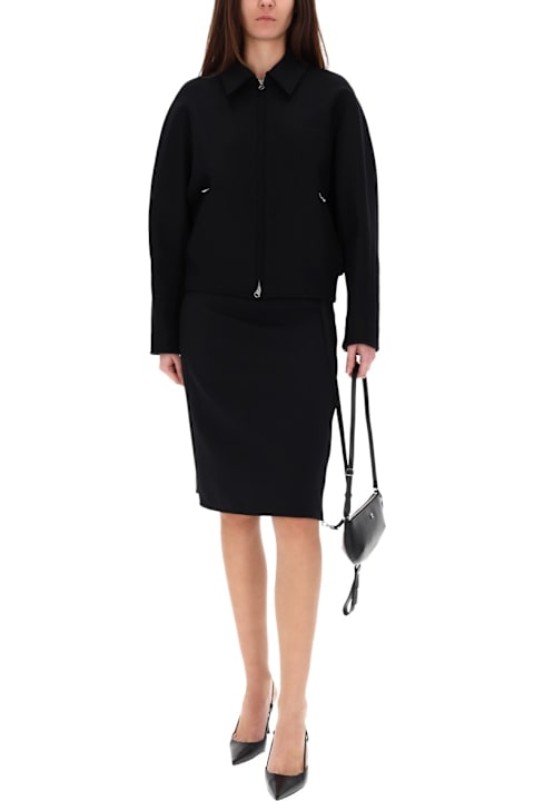 Courrèges for Kids Courrèges Wool Bomber Jacket