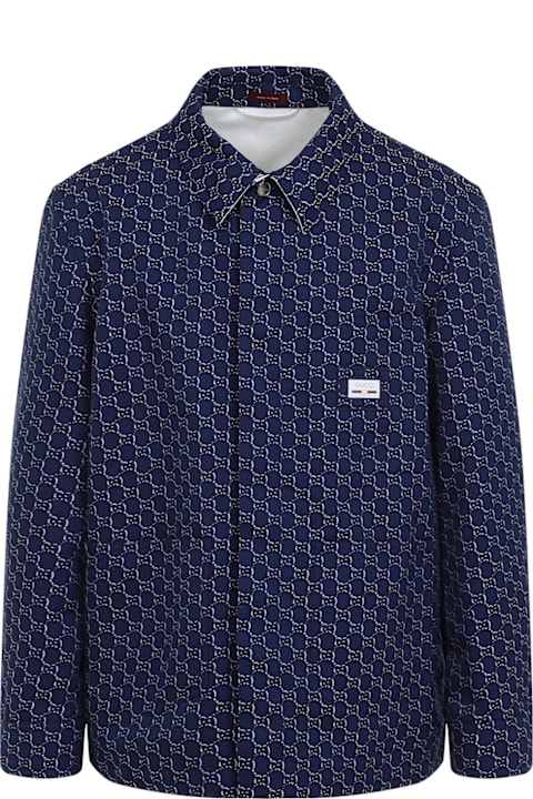 Gucci Coats & Jackets for Men Gucci Gg Logo Shirt