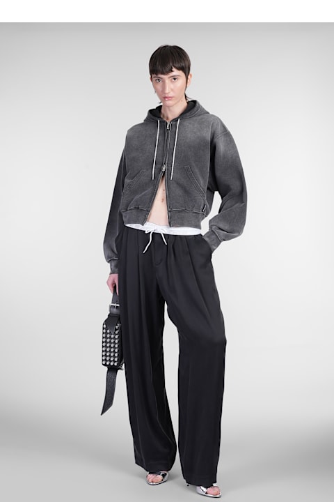 Alexander Wang لـ Women Alexander Wang Sweatshirt In Grey Cotton