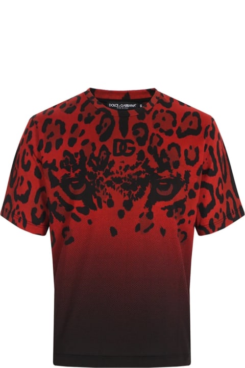 Dolce & Gabbana Sale for Men Dolce & Gabbana Animalier T-shirt