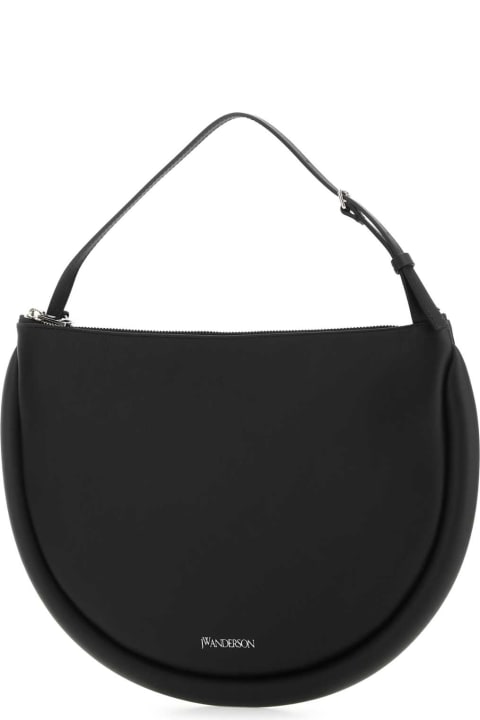 J.W. Anderson for Women J.W. Anderson Black Nappa Leather Medium Bumper Moon Handbag