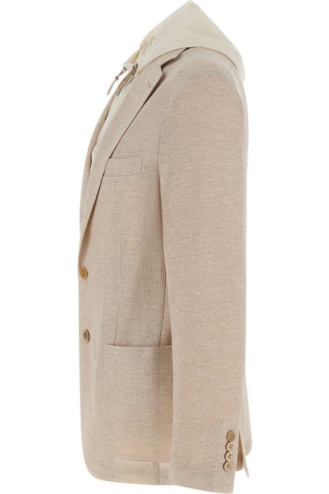 Eleventy Coats & Jackets for Men Eleventy Linen And Cotton Jacket