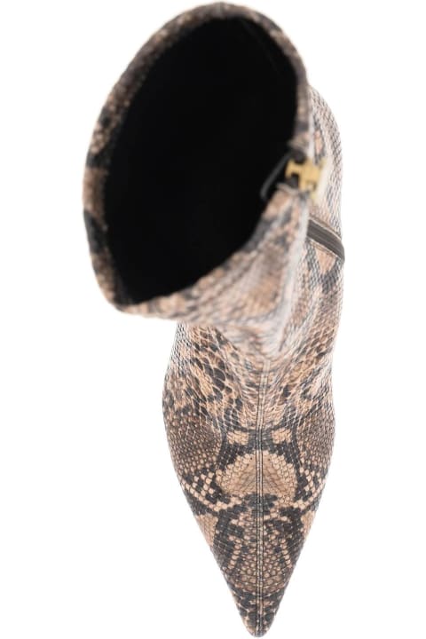 Homeware Stella McCartney Python Print Heeled Ankle Boots