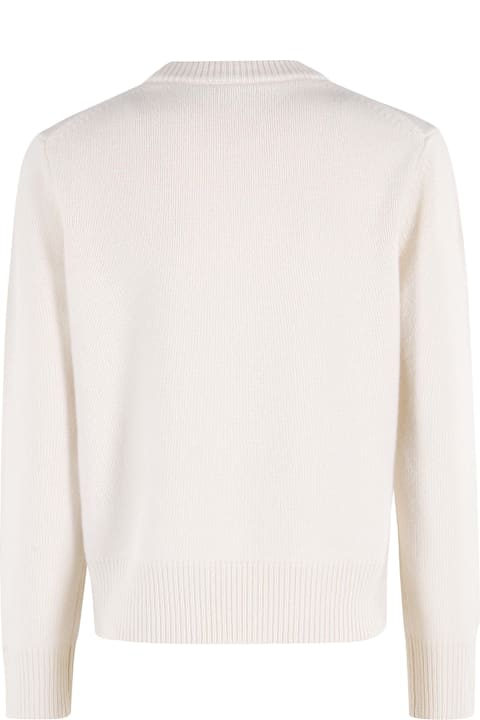 Maison Kitsuné for Kids Maison Kitsuné Fox Head Intarsia Merino Jumper