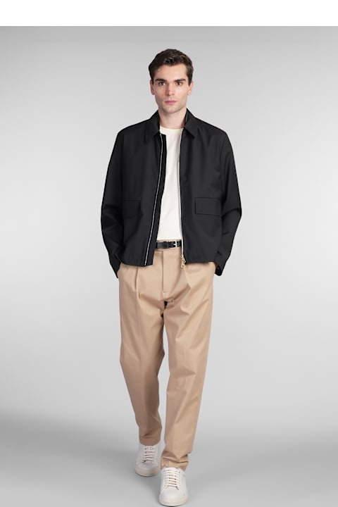 Paul Smith Coats & Jackets for Men Paul Smith Casual Jacket In Black Wool