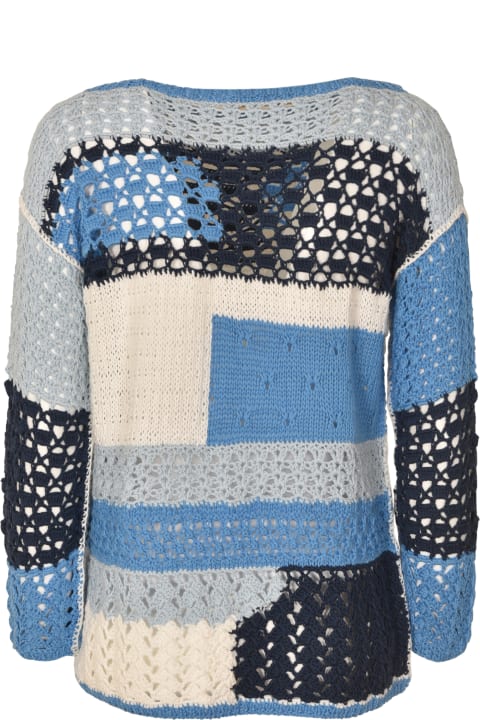 Fashion for Women Saverio Palatella Crochet Knit Sweater