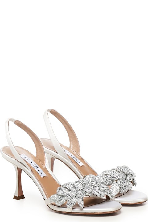 Aquazzura Shoes for Women Aquazzura Galactic Flower Sandals