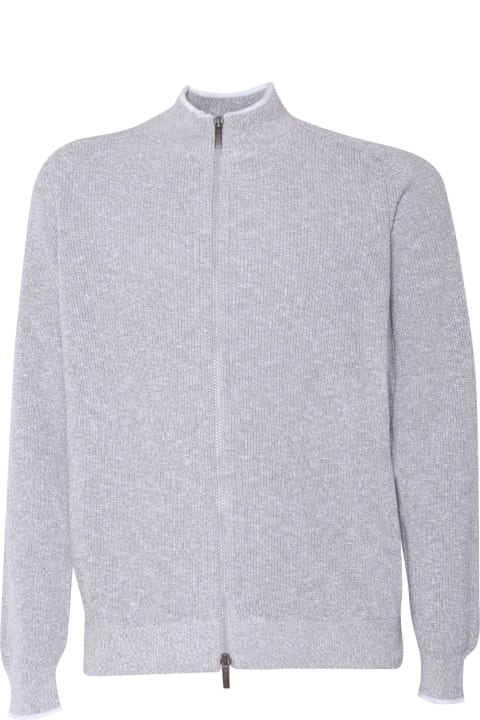 Fashion for Men Peserico Gray Tricot Sweater