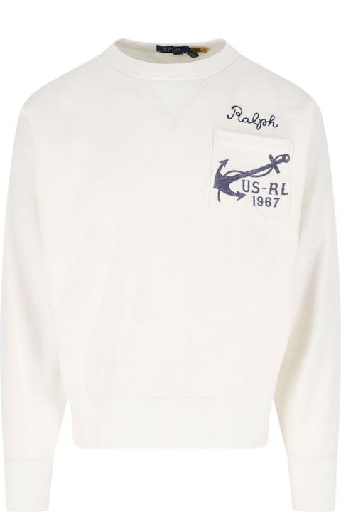 Polo Ralph Lauren Fleeces & Tracksuits for Women Polo Ralph Lauren Logo Crewneck Sweatshirt