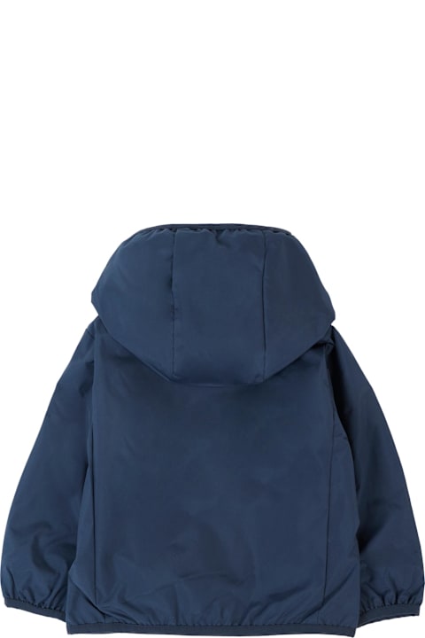 Homeware Save the Duck Blue Coco Windbreaker For Baby Boywith Logo