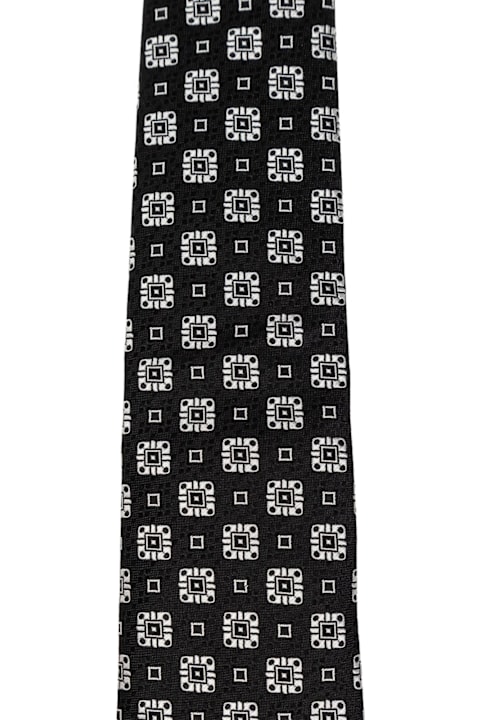 Dolce & Gabbana Ties for Men Dolce & Gabbana Geometric Printed Tie