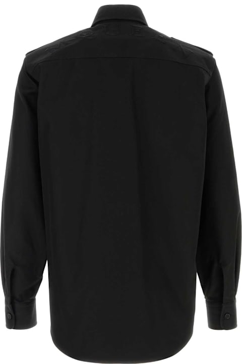أدوات منزلية Alexander McQueen Alexander Mcqueen Shirt With Epaulettes On The Shoulders