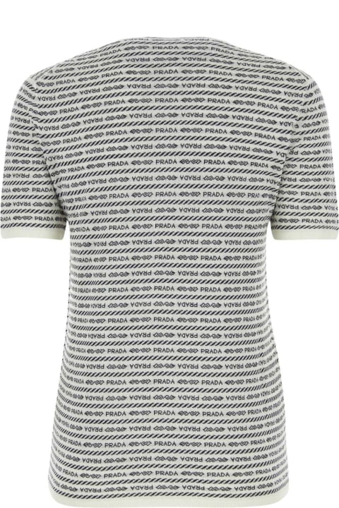 Topwear for Women Prada Embroidered Wool Sweater