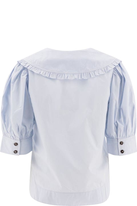 Ganni for Women Ganni V-neck Blouse