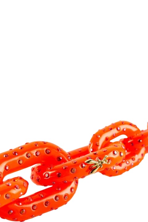 Patrizia Pepe Necklaces for Women Patrizia Pepe Rhinestone Chain Necklace