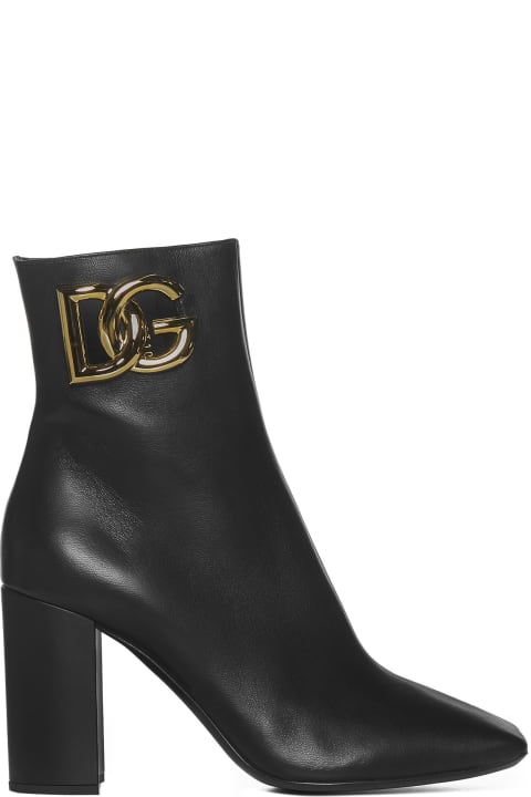 Boots for Women Dolce & Gabbana Ankle Boot With Logo