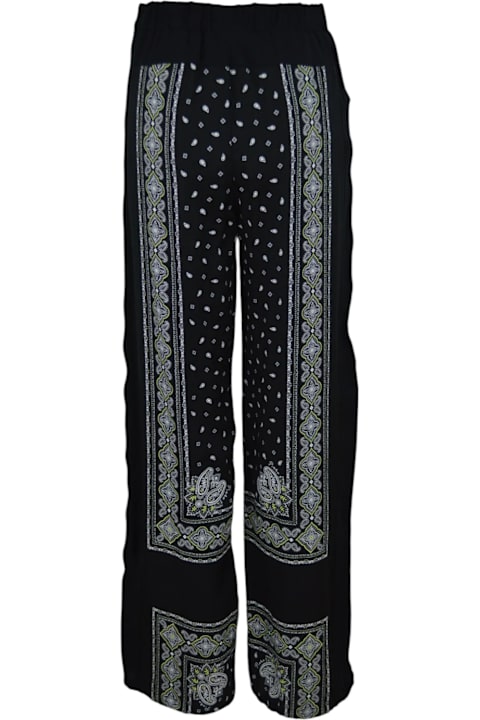 Pinko for Women Pinko Wide Bandana Pattern Pants