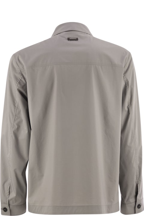 Peserico Coats & Jackets for Women Peserico Overshirt In Lightweight Stretch Cotton Canvas