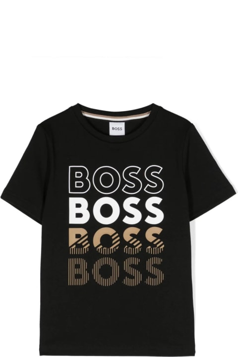 T-Shirts & Polo Shirts for Boys Hugo Boss T-shirt Con Logo