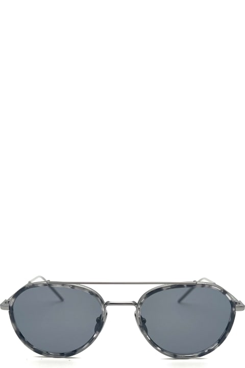 メンズ Thom Browneのアイウェア Thom Browne Oval Frame Sunglasses
