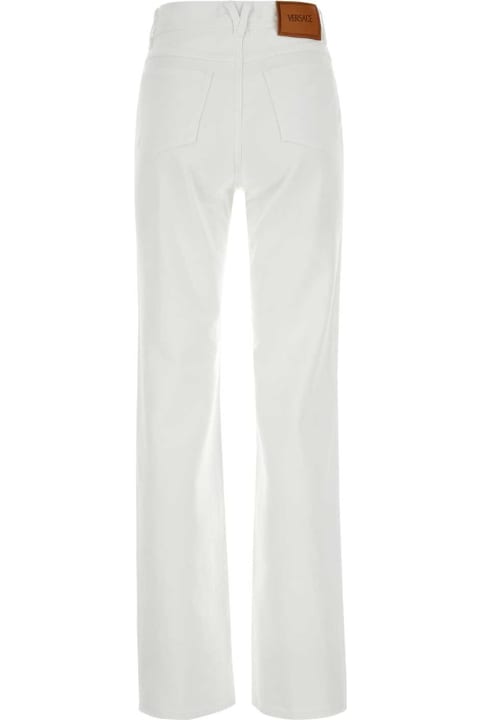 Versace Pants & Shorts for Women Versace White Denim Jeans