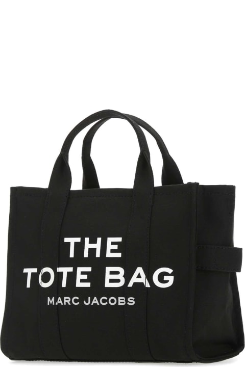 Marc Jacobs Totes for Women Marc Jacobs Black Canvas The Tote Bag Handbag
