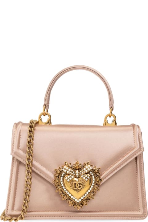 Dolce & Gabbana Totes for Women Dolce & Gabbana Dolce & Gabbana Devotion Small Shoulder Bag