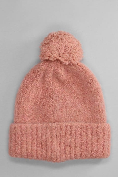 Journey Hats In Rose-pink Wool