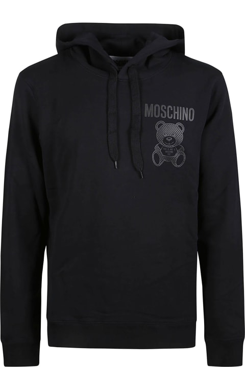 Moschino Fleeces & Tracksuits for Men Moschino Logo Drawstringed Hoodie