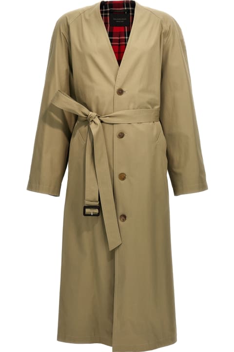 Balenciaga Coats & Jackets for Women Balenciaga Oversize Trench Coat