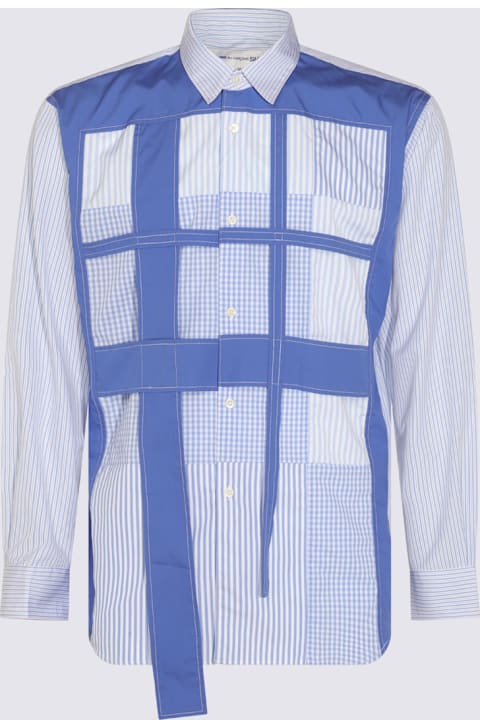 Comme des Garçons قمصان لـ القسم الرجالي Comme des Garçons Multicolor Cotton Shirt