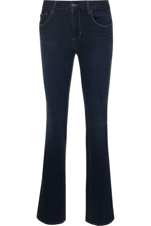 ウィメンズ新着アイテム Liu-Jo Blue Flared Jeans In Denim Woman