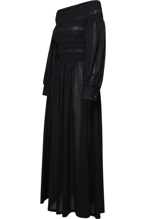Max Mara Clothing for Women Max Mara Black Virgin Wool Dress
