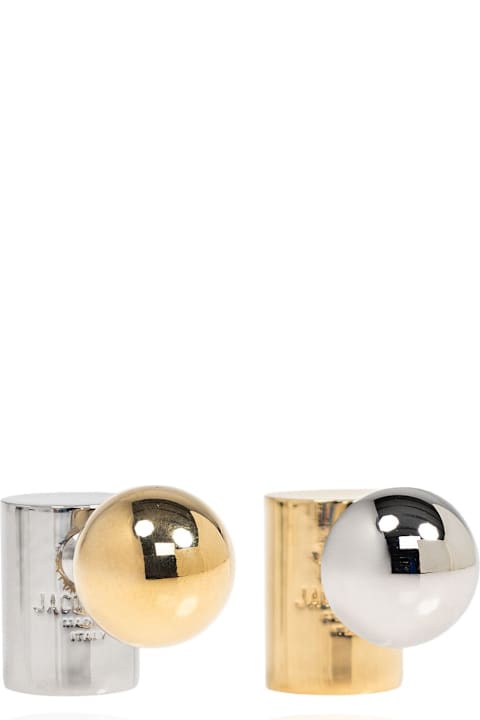 Jacquemus Earrings for Women Jacquemus Geometric Motif Earrings