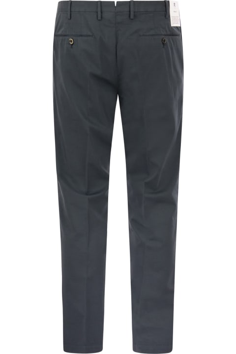 Fashion for Men PT01 Superslim Trousers In Cotton And Silk