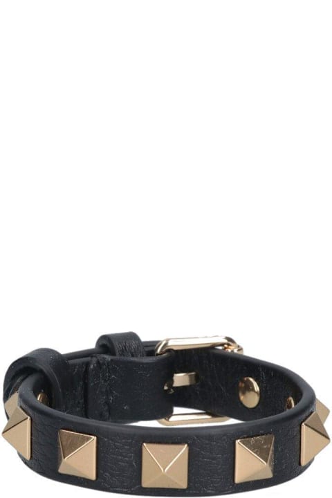 Bracelets for Women Valentino Garavani Garavani Rockstud Buckled Bracelet