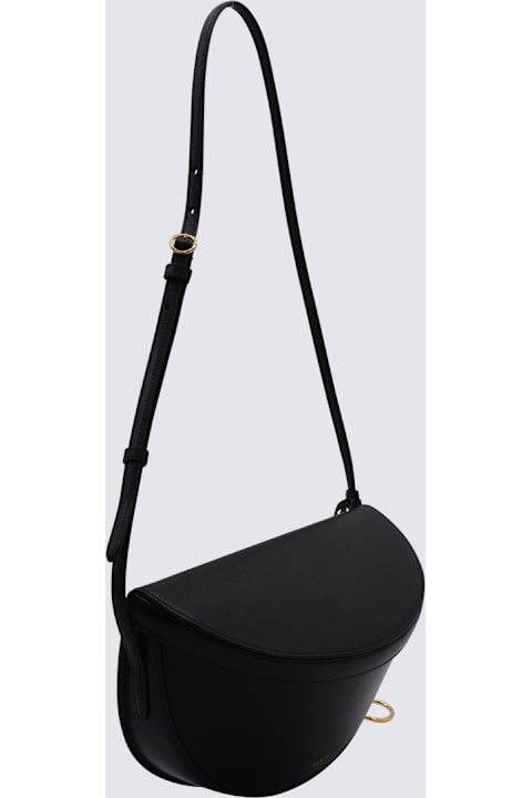 Alaia Black Leather Crossbody Bag