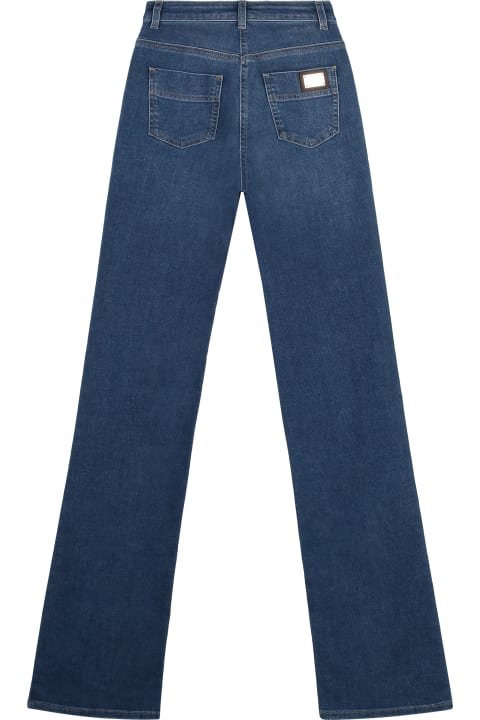 ウィメンズ Elisabetta Franchiのデニム Elisabetta Franchi High-rise Flared Jeans