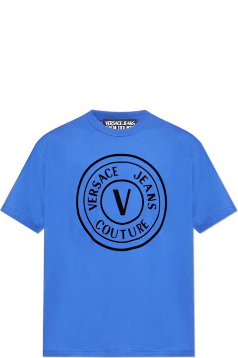 أدوات منزلية Versace Jeans Couture Versace Jeans Couture T-shirt With A Velvet Finish Print