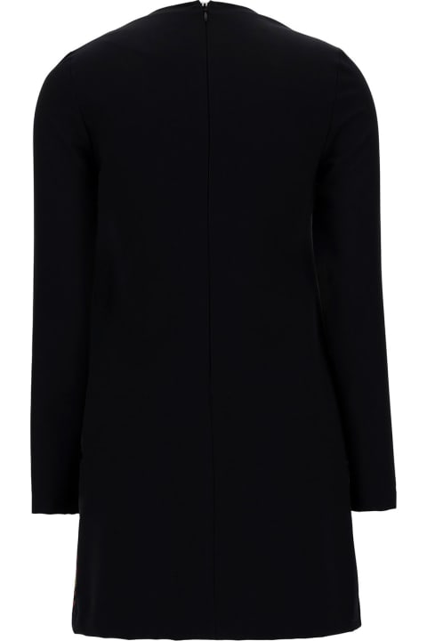 Homeware Versace Jeans Couture Mini Multicolor Dress With Graphic Print At The Front In Stretch Fabric Woman