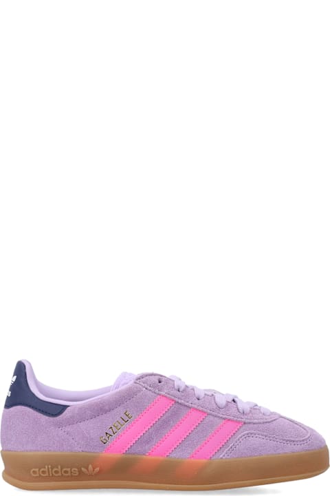 Homeware Adidas Originals Adidas Kids Gazelle Indoor Lilac Suede Sneakers