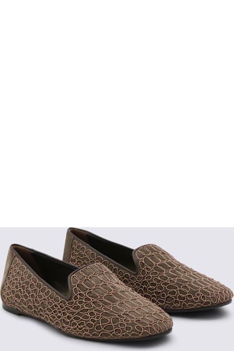 أدوات منزلية Brunello Cucinelli White Leather Loafer