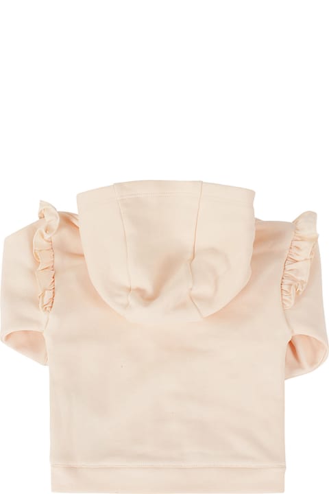 Chloé Clothing for Baby Girls Chloé Cardigan Con Cappuccio