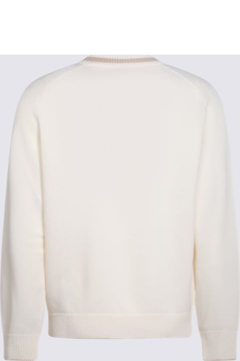 Eleventy Sweaters for Men Eleventy White Wool Knitwear