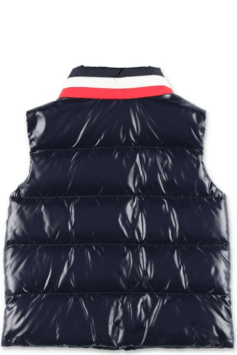 Topwear for Baby Boys Moncler Merab Logo Patch Padded Vest