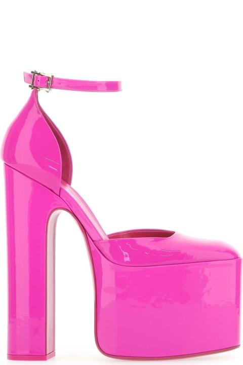 Shoes Sale for Women Valentino Garavani Pp Pink Leather Tan-go Pumps